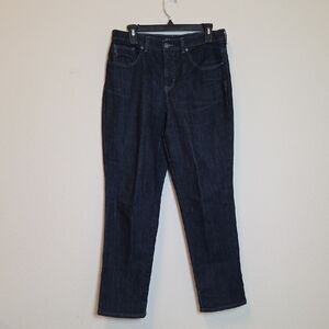 Style & Co. Women Straight Leg Jeans in Dark Indigo Size 10S